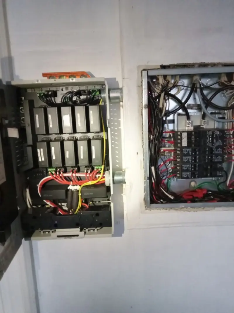 Electrical panel upgrade completed for Security Camera Wiring in Royal Oak